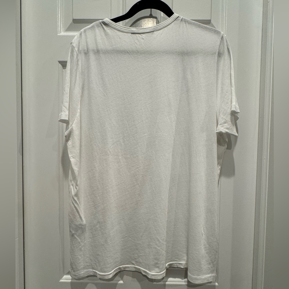 Jenni Kayne Shirt Womens XXL White Short Sleeve Crewneck 100% Cotton Tee Classic - Picture 4 of 8